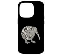 Hypnotic OP Art Kiwi Spirale Coque pour iPhone 14 Pro