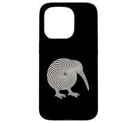 Hypnotic OP Art Kiwi Spirale Coque pour iPhone 15 Pro