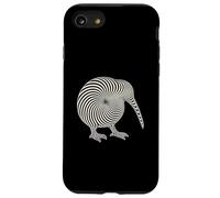 Hypnotic OP Art Kiwi Spirale Coque pour iPhone SE (2020) / 7/8
