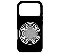 Hypnotic Spirale Trippy Spirale Blanc Spirale Hypnose Coque pour iPhone 17 Pro