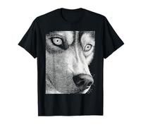 Hypnotic Wolf Weird Eyes Horror Weirdcore Odd Halloween T-Shirt