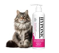 HYPONIC Shampooing de Thérapie Naturelle Hypoallergénique | Aucun Conditionneur Requis | sans Sulfate Ni Paraben (Parfumé pour Tous Les Chats 10,14 oz)
