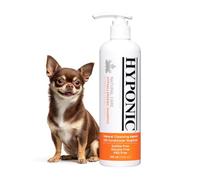 HYPONIC Shampooing Hypoallergénique Premium Natural Therapy pour Chien - Désodorisant, Bonne Odeur, Peau Sensible, Démêlant Rose Fleur de Coton (Chiots et Poils Courts, 10,1 oz)