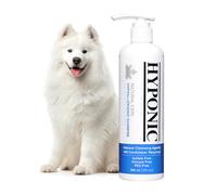 HYPONIC Shampooing Hypoallergénique Premium Natural Therapy pour Chien - Désodorisant, Bonne Odeur, Peau Sensible, Démêlant Rose Fleur de Coton (éclaircissant, 10,1 oz)