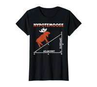 Hypotemoose Mathématique Mathématicien Math Geek T-Shirt Graphique avec Valeur, Femme, Noir, S