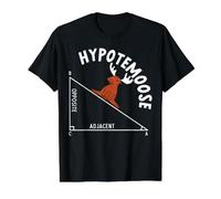 Hypotemoose Mathématiques Mathématicien Geek T-Shirt Graphique avec Valeur, Homme, Noir, XL