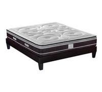 HYPSOM - Ensemble DIVIN 140x200 cm - Matelas Ressorts ensachés + Sommier Bois