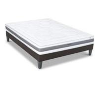HYPSOM - Ensemble SUBLIME 160x200 cm - Matelas Mémoire de forme + Sommier Bois G