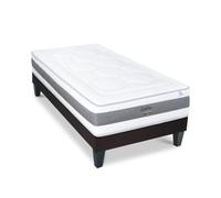 HYPSOM | Ensemble Sublime 90x200 cm | Matelas Mémoire de Forme + Sommier Bois