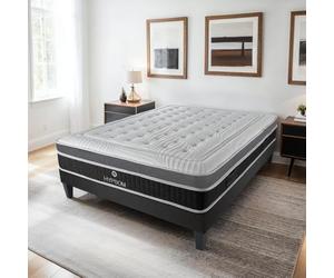 HYPSOM Matelas 160x200 cm Mémoire de Forme CertiPUR Elegance Épaisseur 26 cm | Accueil Moelleux, Soutien Ferme | Fabrication française | Garantie 10 Ans