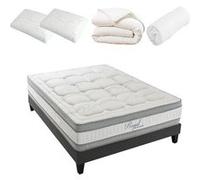 HYPSOM - Pack Prêt à dormir ROYAL 5* 140x200 cm - Matelas Mémoire de forme + Sommier + Accessoires