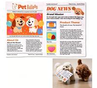 HYPYXUS Jouet de Journal pour Chien, Jouet à mâcher en Peluche froissé Indestructible, Jouets pour Animaux de Compagnie pour Petits et Moyens Chiens, nouveauté 2026 (1big)