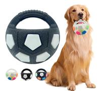 HYPYXUS La Boule de Douceur de Chien apaisante avec Une poignée, Un tirage au Sort interactif et Un Jeu de Fetch, Un Jouet de Chasse au Football, Un Jouet, Une Balle Flottante grinçante (1PcsC)