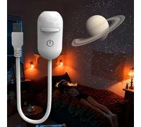 HYPYXUS Projecteur Galaxie, Projecteur Ciel Étoilé et Veilleuse 2-en-1, Lampe Galaxie Spatiale LED Orientable à 360°, Éclairage d'ambiance Voie Lactée USB pour Décoration de Plafond de Chambre (6Pcs)