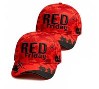 HYPYXUS Red Friday Remember Everyone Casquette de Baseball déployée pour Homme (2pcs)