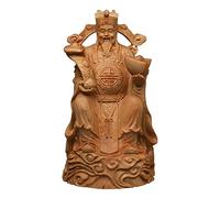 HYQING Statue de Bouddha Fengshui CAI Shen Statue, CAI Shen, Caishen, Wencaishen, Dieu de la Fortune, Dieu de la Richesse, Zhao CAI, Décor Feng Shui, Cadeau Feng Shui, Décoration intérieure