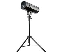 HYQNG 200W Stage Follow Spot Light, Spot LED Contrôle Manuel Stage Spotlight Stand Ouverture Réglable, Stand DJ Disco Faisceau Lumineux pour Anniversaires De Mariage Fête De Noël