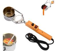 HYQNG Pot de Soudure de Fusion de Plomb portatif, creuset de Soudure de Four de Fusion Portable de 380 W avec poignée, capacité de 3000 g pour couler l'étain, creusets de Profondeur de 65 mm