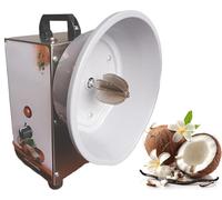 HYQNG Roueur à râpe de Coco Verticale Commerciale, Machine de Transformation de la Noix de Coco, 3 Vitesse réglable, poignées et Pieds Non glissés, pour la Boutique, Le Restaurant, la Boulangerie