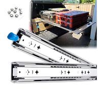 HYQOUKLR Glissières de tiroir industrielles, Heavy Duty Drawer Slides Runners Full Extension Ball Bearing Side Mount 250-1500mm 1 Pair(950mm)