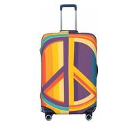HYQOUKLR Housses de valises, Housses de Protection for valises Motif Signe de Paix 18-32 Pouces(L)