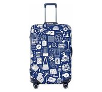 HYQOUKLR Housses de valises, Valises Graffiti Objets Housse de Bagage 18-32 Pouces Housses de Valise Protecteurs(L)