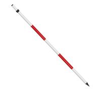 HYQOUKLR Mât de Mesure, Tailles Multiples Multicolores en Aluminium de Tige d'enquête de Construction(Pull-Out Type,2m)
