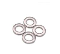 HYQOUKLR Rondelle Plate 304 Stainless Steel Gasket 2/5/10/50 Pcs M1.6-M24 Silvery(50pcs M2.5)