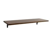 HYQOUKLR Table Murale Pliante, Bureau Mural, Table Pliante Murale, Bureau d'ordinateur, Table de Cuisine, Table à Manger en Bois Massif, Plusieurs Tailles(120 * 30Cm)