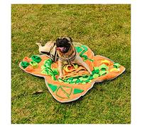 HYQOUKLR Tapis à renifler pour chiens, chiens, animaux domestiques, nourriture pour chat et chien, couverture de dressage (Geel)