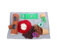 HYQOUKLR Tapis à renifler pour chiens, chiens, animaux domestiques, nourriture pour chat et chien, couverture d'entraînement (B)