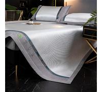 HYQOUKLR Tapis de Couchage en Bambou, Matelas Pliable, Lot de 3 Tapis rafraîchissants Multicolores, Plusieurs Tailles(Color B,150cm)