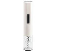 HYQOUKLR Tire-Bouchon à vin, Tire-Bouchon électrique en PVC Mat, ouvre-Bouteille Automatique(White)