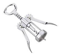 HYQOUKLR Tire-bouchon pour vin, tire-bouchon à aile 2 en 1, ouvre-bouteille pour vin et bière, en acier inoxydable de haute qualité