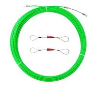 HYQOUKLR Tire-câble, Tige de Fil Fer 4 mm 30 m, extracteur câble électrique, kit d'enfilage Tige à Travers Le Mur(20m)