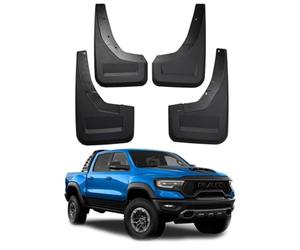 HYRAM 4 Pièces Bavettes Garde-Boue pour Dodge Ram TRX 2022-2023, Protection Anti-éclaboussures Avant/Arrière pour Voitures Camions, Mud Flaps Résistants en PP Souple