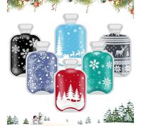 HYran Chaufferette Main, 6 Chaufferette Main Reutilisable, Chauffe Main, Bouillotte Enfant, Mini Bouillotte, Chaufferettede Poche Reutilisable, Cadeaux de Noël d'hiver pour Enfants et Adultes