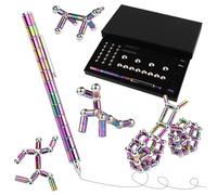 HYran Stylo Aimanté Multifonctionnel - Fidget Pen, Magnétique, De Décompression, Gel, À Bille (L)