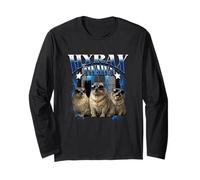 Hyrax Vintage Fire Ugly Funny Meme Rétro Animal Bootleg Manche Longue
