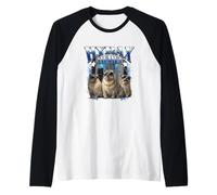 Hyrax Vintage Fire Ugly Funny Meme Rétro Animal Bootleg Manche Raglan