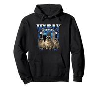 Hyrax Vintage Fire Ugly Funny Meme Rétro Animal Bootleg Sweat à Capuche