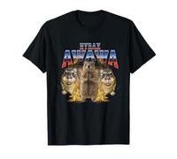 Hyrax Vintage Fire Ugly Funny Meme Rétro Animal Bootleg T-Shirt