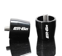 HYRHEV Accessoires de Moto CNC poignées de Guidon Embouts de Barre pour Kawasaki ER6N ER-6N ER 6N ER6 N 2009-2017(Black)