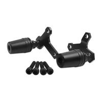 HYRHEV Bouclier Protection Contre Les Chutes CNC pour Moto XJ6 XJ6N XJ6/N Cadre Coulissant Carénage Protection Contre Les Chocs Pare-Chocs(Black)
