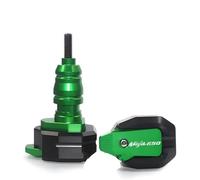 HYRHEV Bouclier Protection Contre Les Chutes Moto Cadre Coulissant Carénage Protection Contre Chocs pour Ninja 650 Z 650 2017-2024 Pare-Chocs(650 Green12)