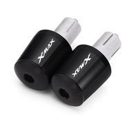 HYRHEV Extrémité de Guidon de Moto 7/8 "22mm Embouts de Barre de poignée Bouchons XMAX300 XMAX400 Xmax X-Max 125 250 300 400(Black)