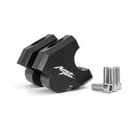 HYRHEV Pince de rehausse de Guidon Rehausseur de Guidon CRF1100L Africa Twin1100 Africa Twin 1100 Adventure Sports 2020 - Adaptateur de Serrage de Guidon de Moto(Couleur:Black-L OGO1)