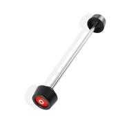 HYRHEV pour Ducati Diavel 1200 1260 1260S X-Diavel 1262 1262S Moto Avant Et Arrière Essieu Fourche Curseurs Protecteur De Roue Couvert De Moteur(Red Front Wheel)