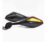 HYRHEV Rétroviseurs Latéraux avec Clignotants À Intégrés pour VFR 800 Interceptor ABS 2003-2007 Rétroviseur de Guidon