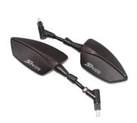 HYRHEV Rétroviseurs Moto Filetage Gauche Droite Rétroviseurs Arrière SH125i SH150i SH 125i 150i SH125 SH150 Rétroviseur de Guidon(001)
